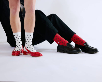 Bonfolk: Fleur De Lis Christmas Socks