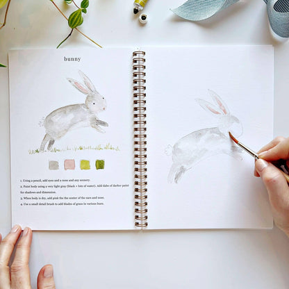 Animals - Watercolor Book w/ Paints