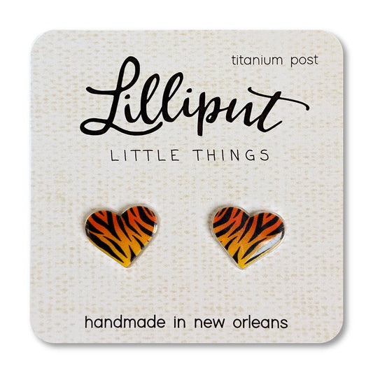 Tiger Stripe Heart // Animal Pattern