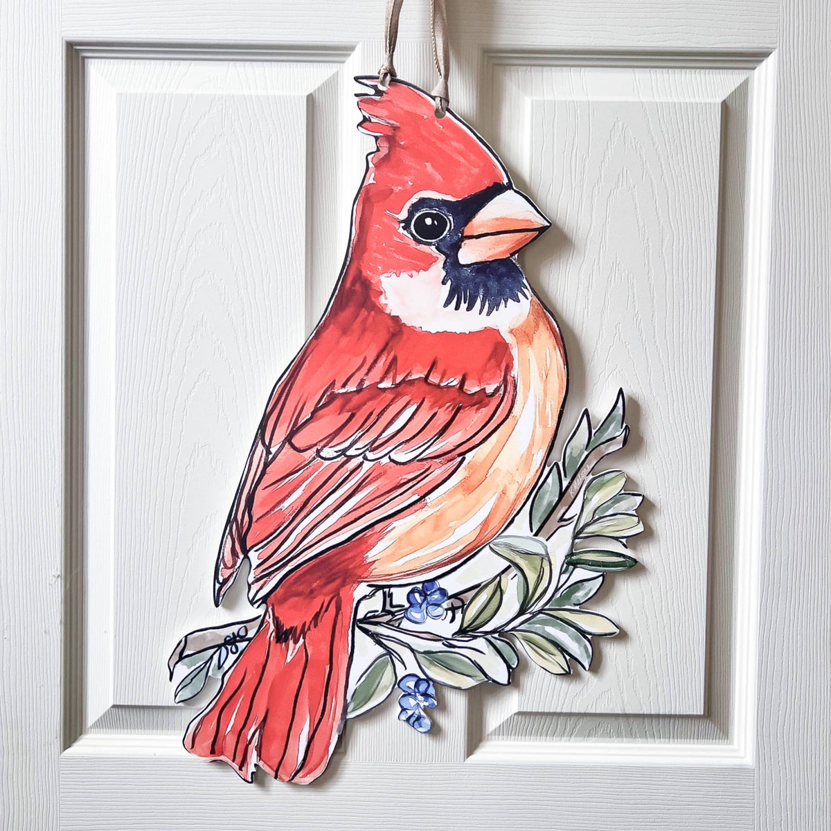 Red Cardinal Door Hanger