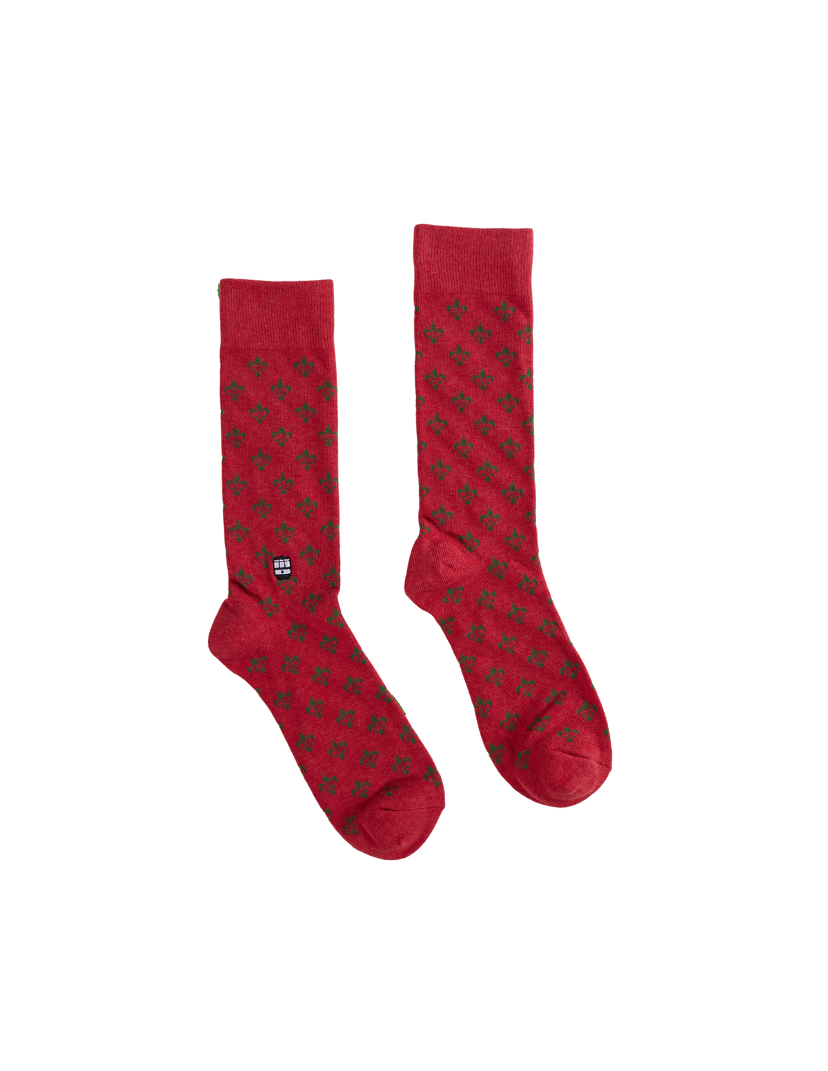 Bonfolk: Fleur De Lis Christmas Socks