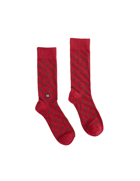 Bonfolk: Fleur De Lis Christmas Socks