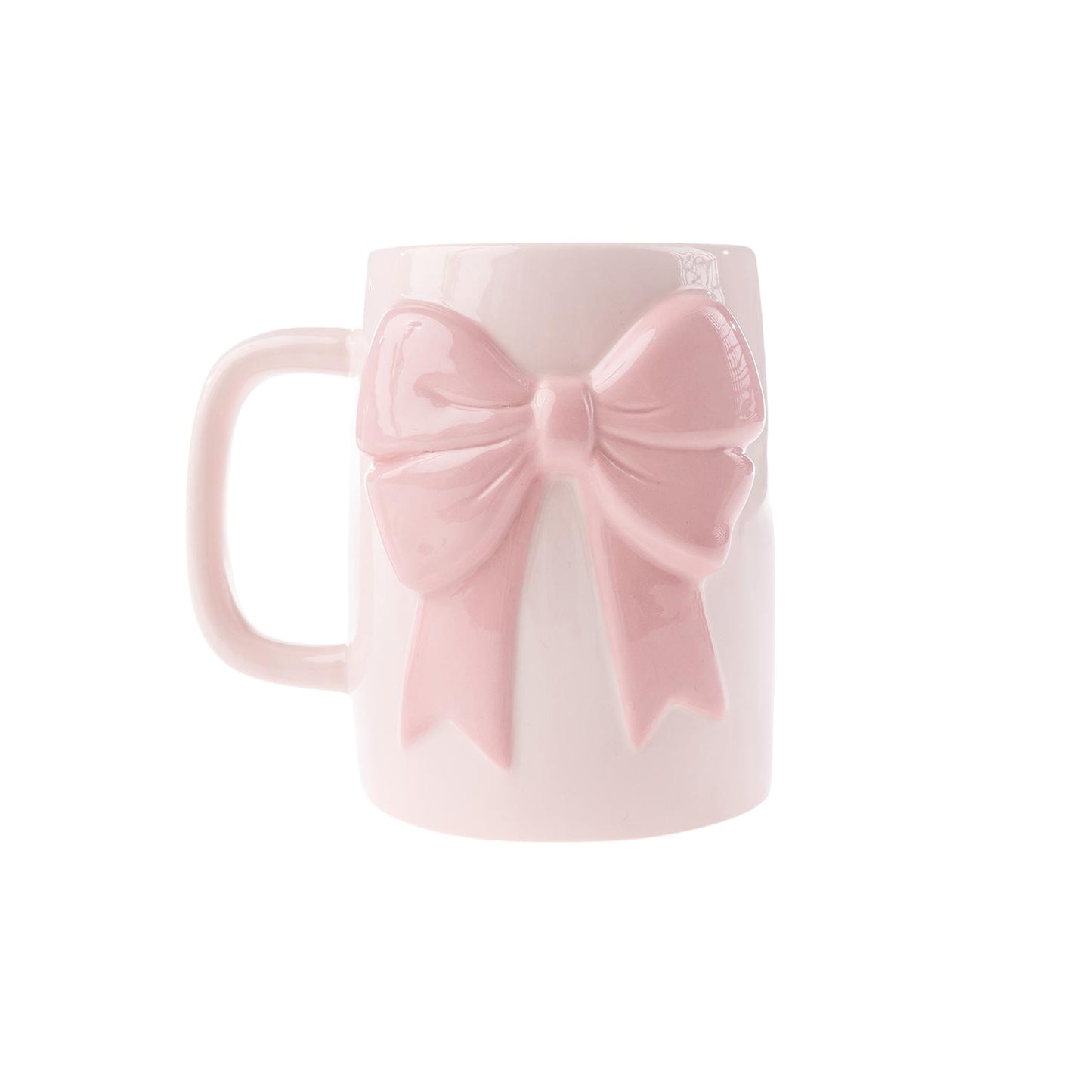 Pink Bow Ceramic Mug