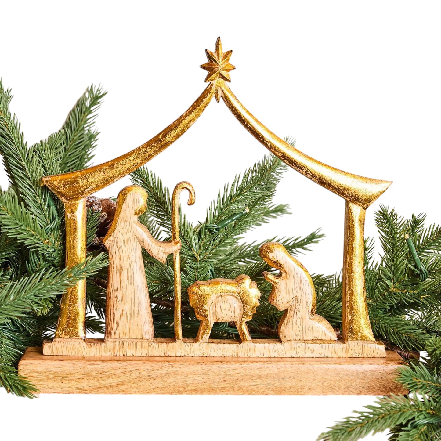 Manager Wooden Nativity