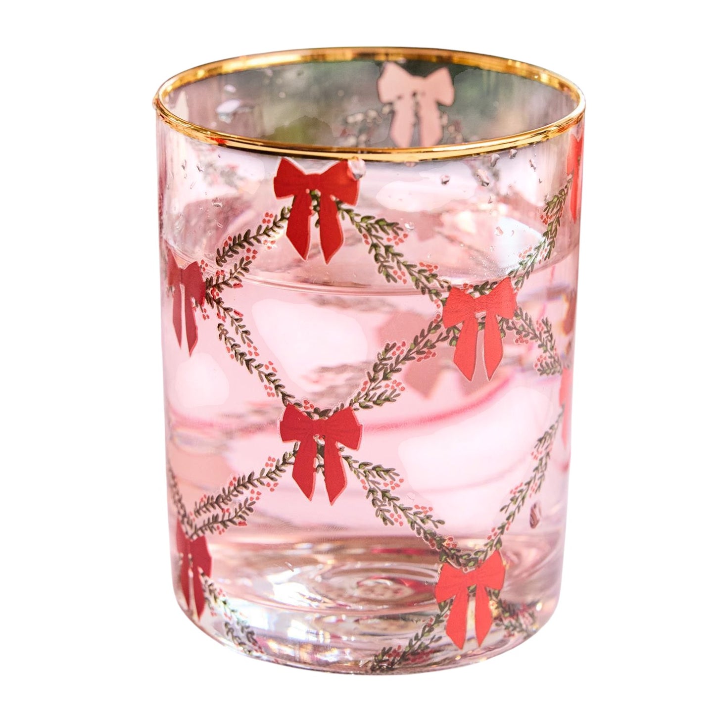 Holiday Trellis Cocktail Glass