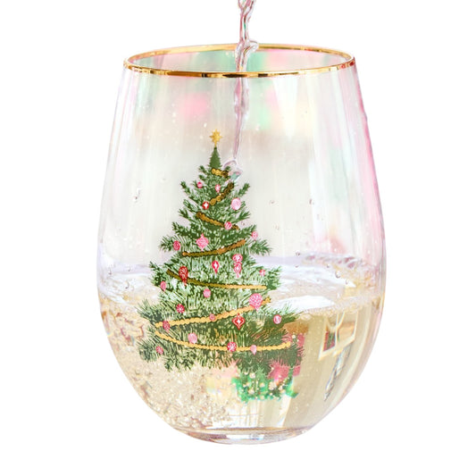 Whimsical Tree Wine Glass