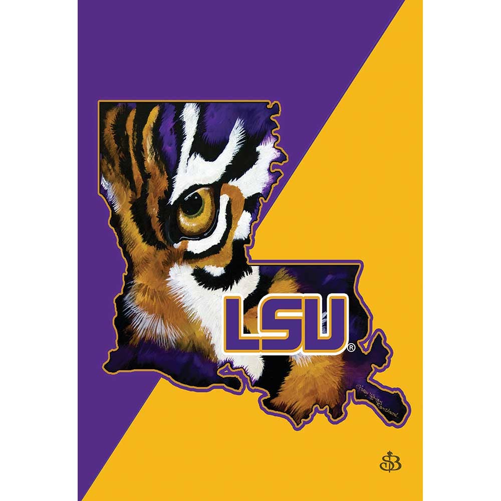 Eye Of The Tiger Garden Flag
