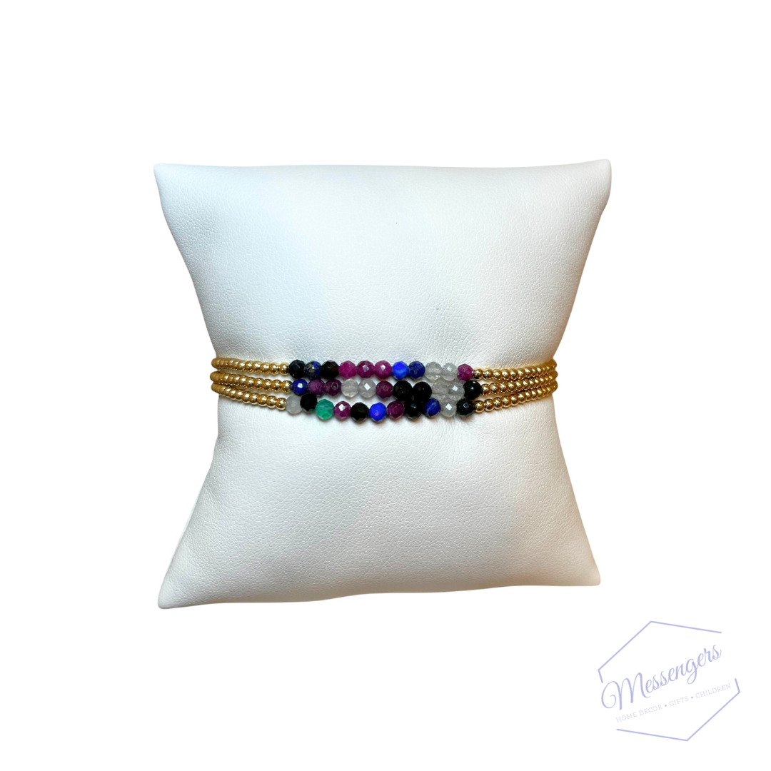 Gold Bliss 2mm Bead Bracelet -  Hot Mess FW