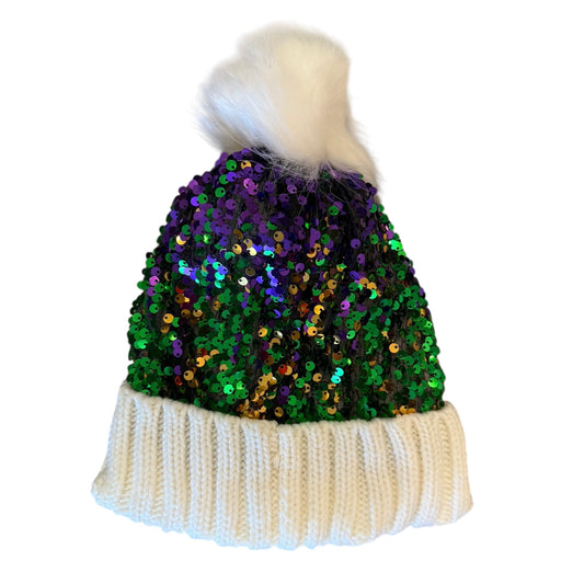 Sequin Beanie