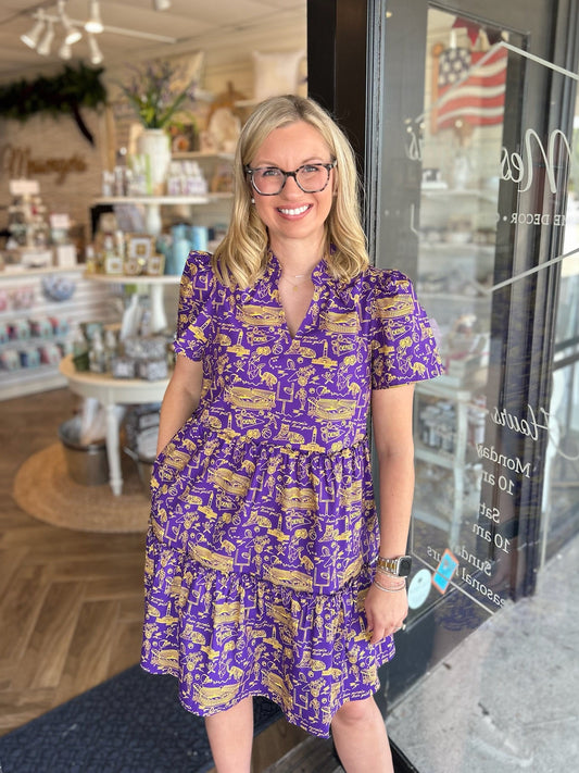 LSU Toile Dress: