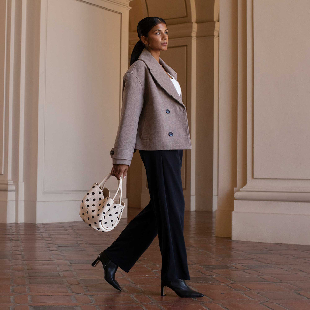 Tulip Bag: Polka Dot