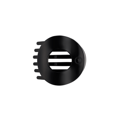 Jet Black | Medium | Flat Circle Hair Clip