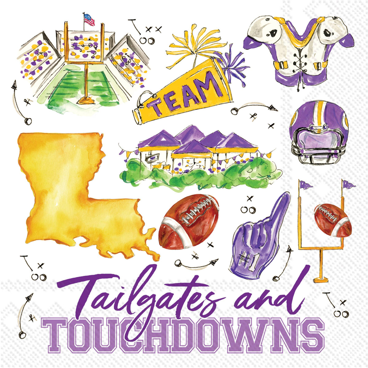 Pep Rally Cocktail Napkins