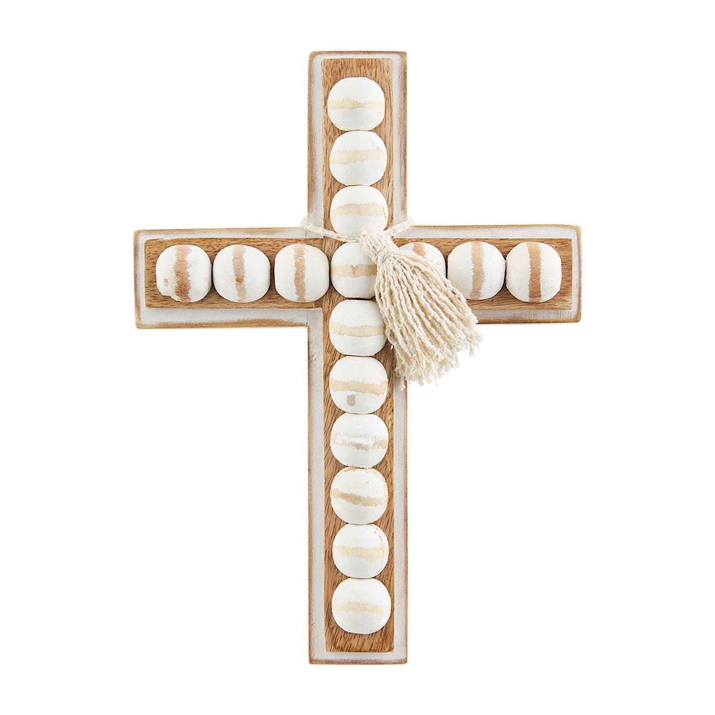 Wooden Bead Cross