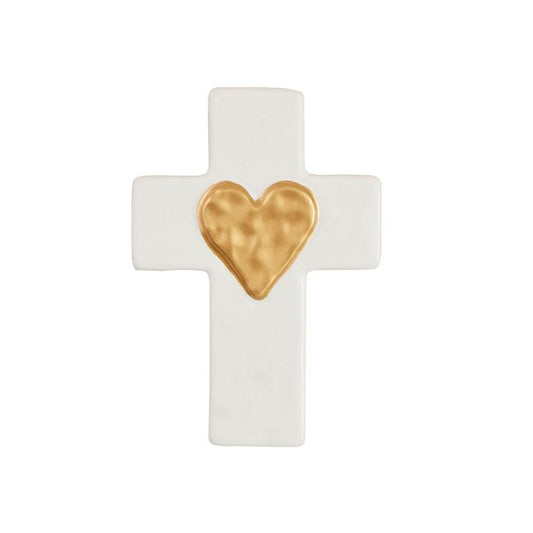 Ceramic + Heart Cross
