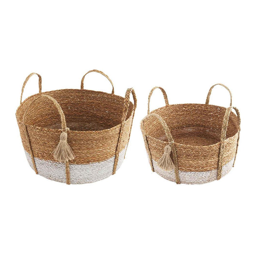Hyacinth Round Basket