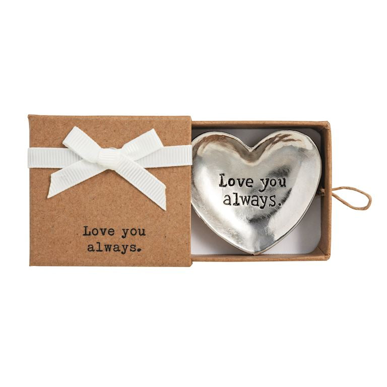 Love You Always Metal Dish