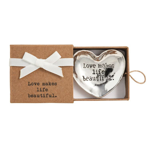 Beautiful Life Metal Dish