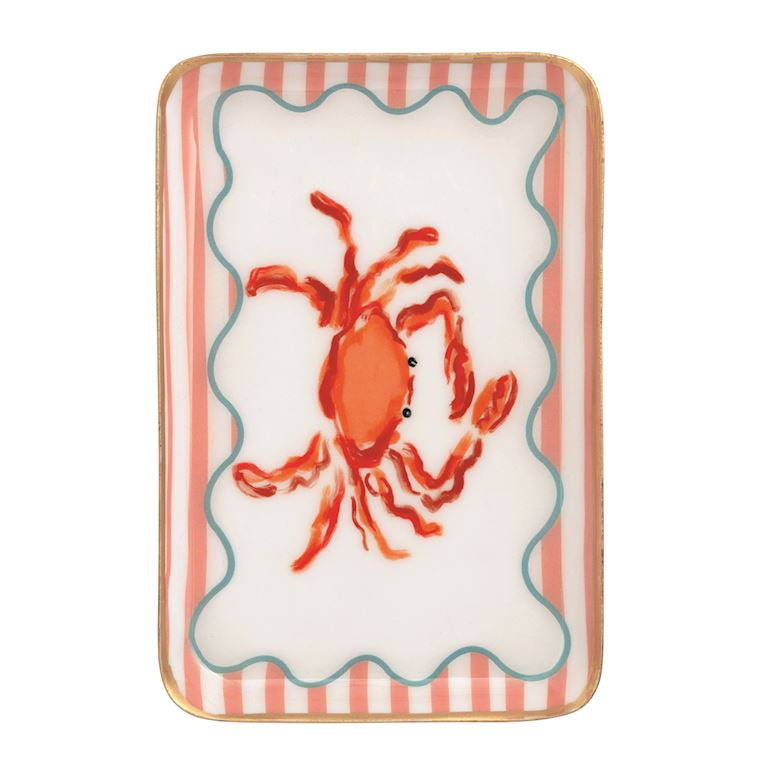 Crab Enamel Tray