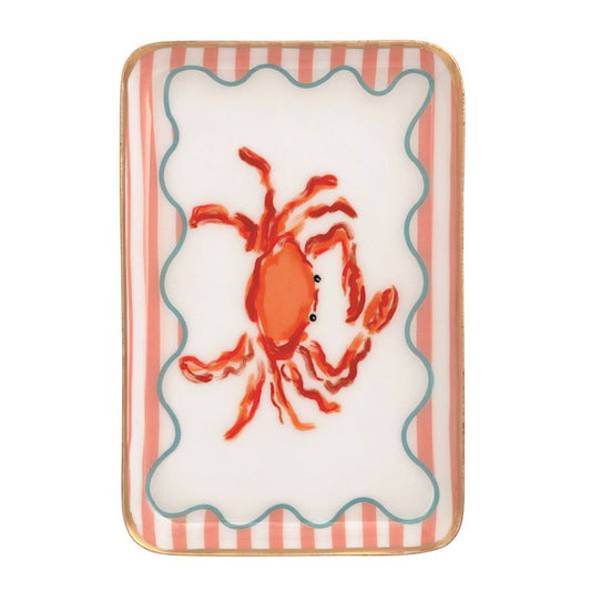 Crab Enamel Tray