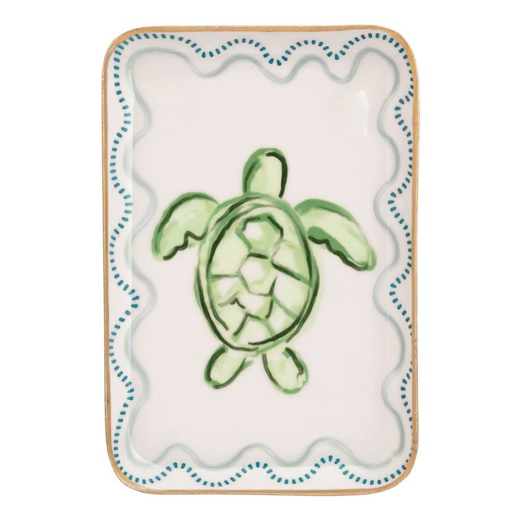 Turtle Enamel Tray