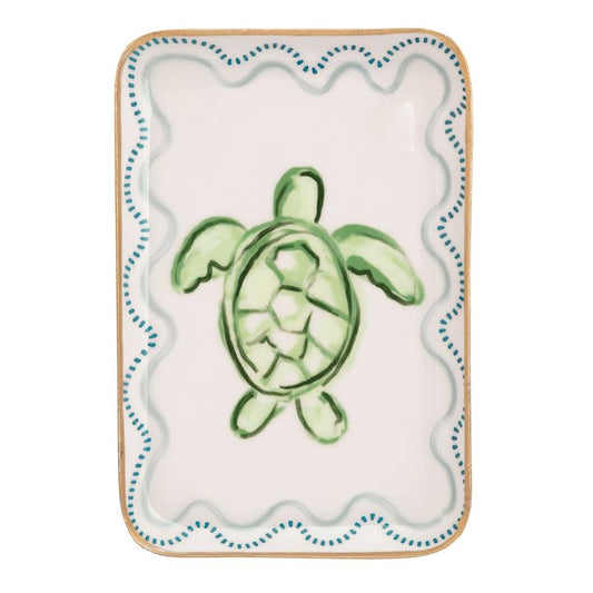 Turtle Enamel Tray