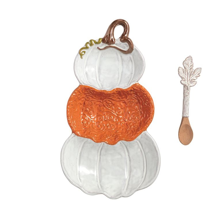Stacked Pumpkin Tray