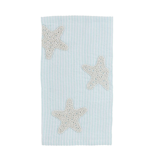 Starfish Beaded Towel