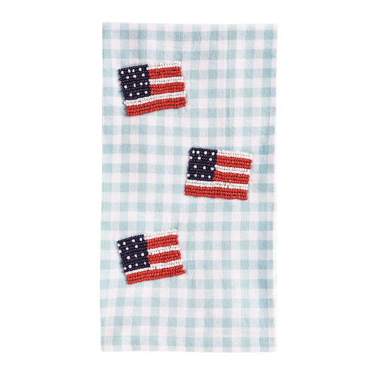 Flag Beaded Towel
