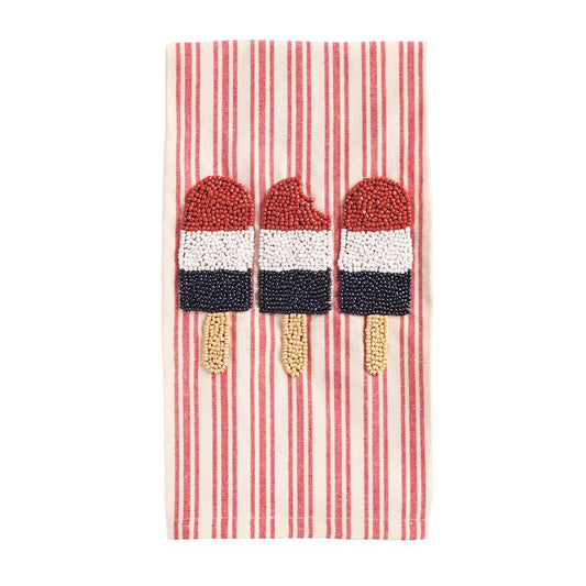 Popsicles Beaded Towel