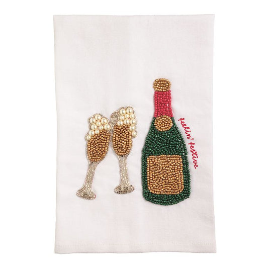 Feelin' Festive Beaded Towel