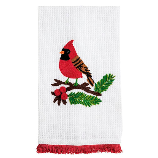Cardinal Waffle Towel