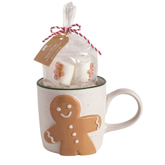 Gingerbread Mug + Marshmallow Set
