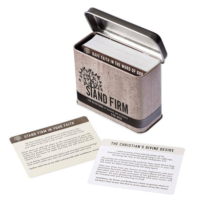 Stand Firm: Cards in Tin