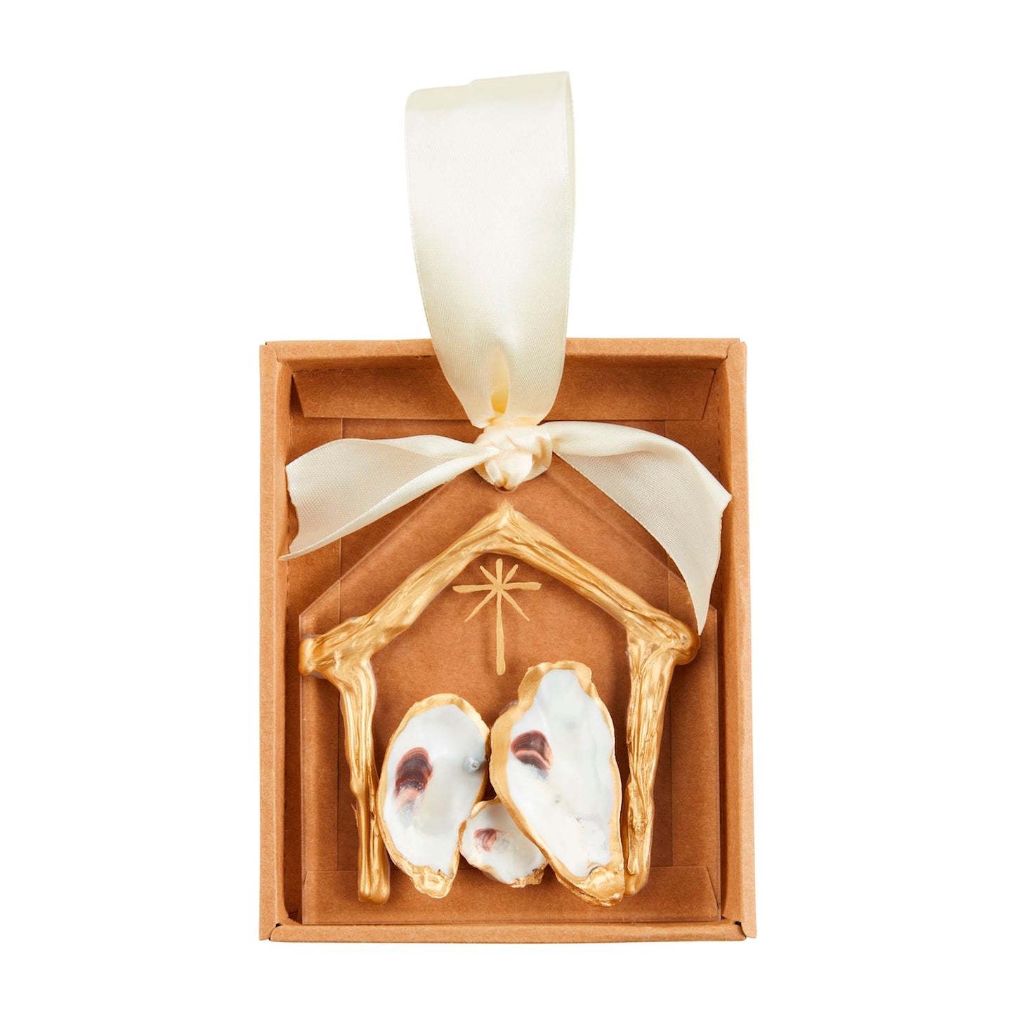 Oyster Nativity Ornament