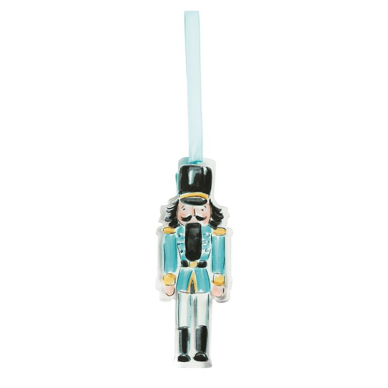 Blue Acrylic Nutcracker Ornament