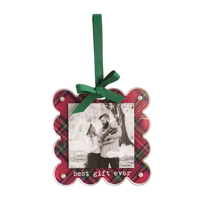 Best Gift Tartan Ornament