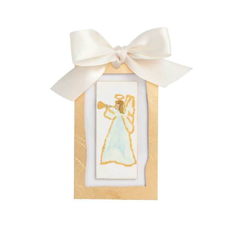 Trumpet Gold Ornament