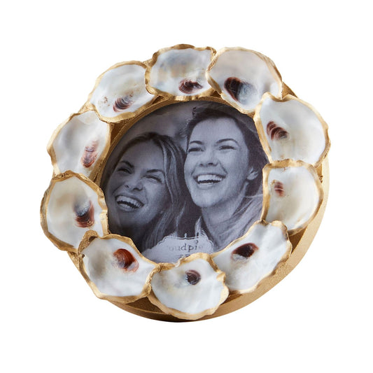 Mini Gold Oyster Frame -  Circle