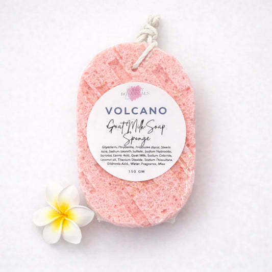 Volcano - Goat's Milk Infused Sponge