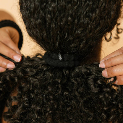 Nylon Hair Ties | Large | Jet Black