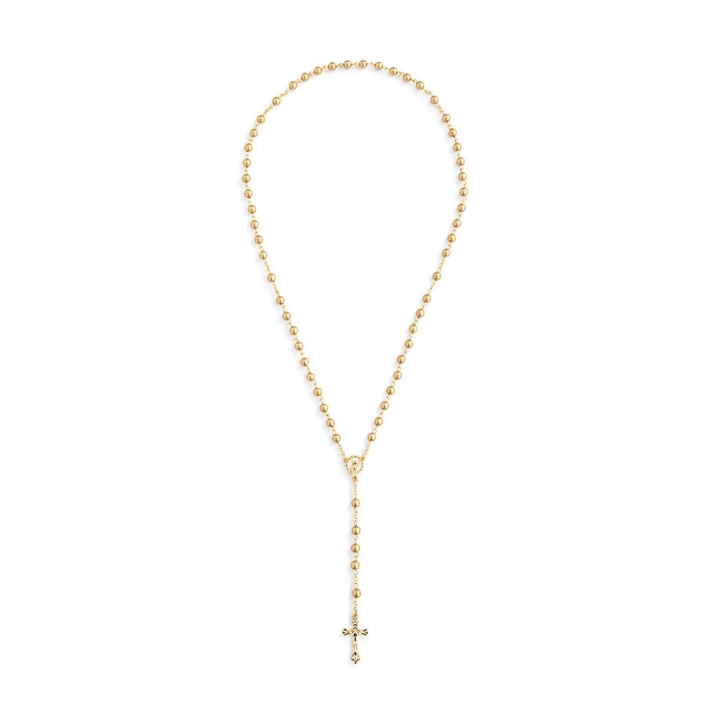 Gold Rosary + Pouch