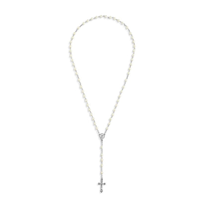 Pearl Rosary + Pouch