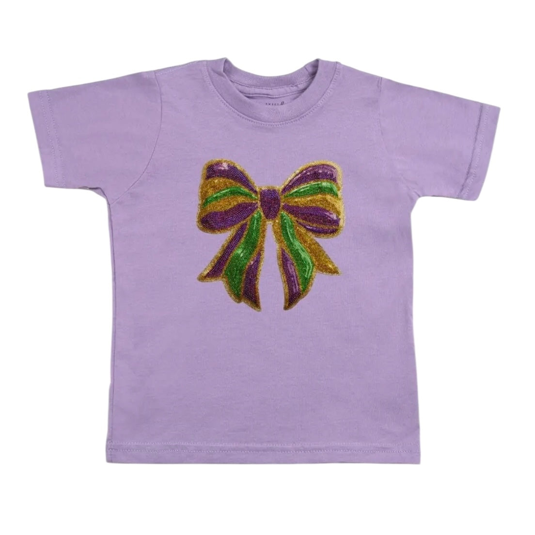 Sequin Mardi Bow Tee