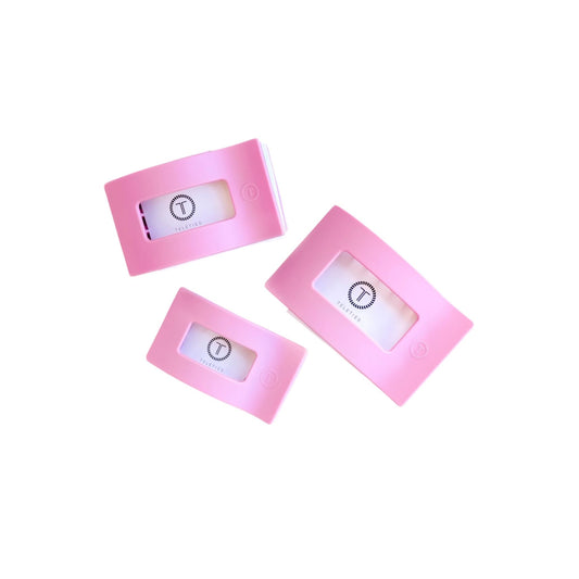 Merry Pinkmas Flat Rectangle Clip - Medium