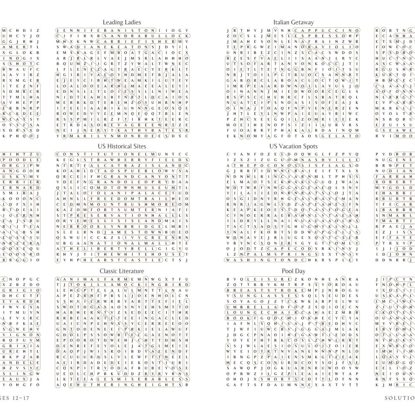 Mindful Moments Word Search