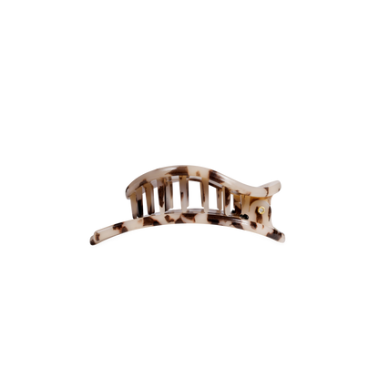 Blonde Tortoise | Small | Flat Open Circle Hair Clip
