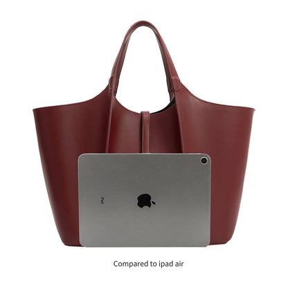 Mushroom Leather Tote
