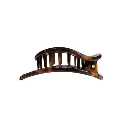 Tortoise | Medium | Flat Circle Hair Clip