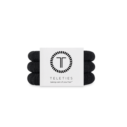 Nylon Hair Ties | Small | Jet Black
